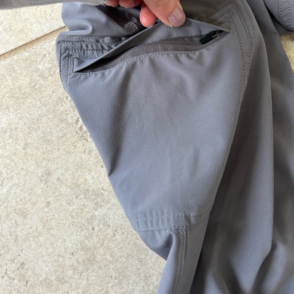 REI Kornati Roll-Up Pants Hiking Trail Utility UPF 50 Outdoor Gorp Travel Gray 6 - Picture 7 of 16